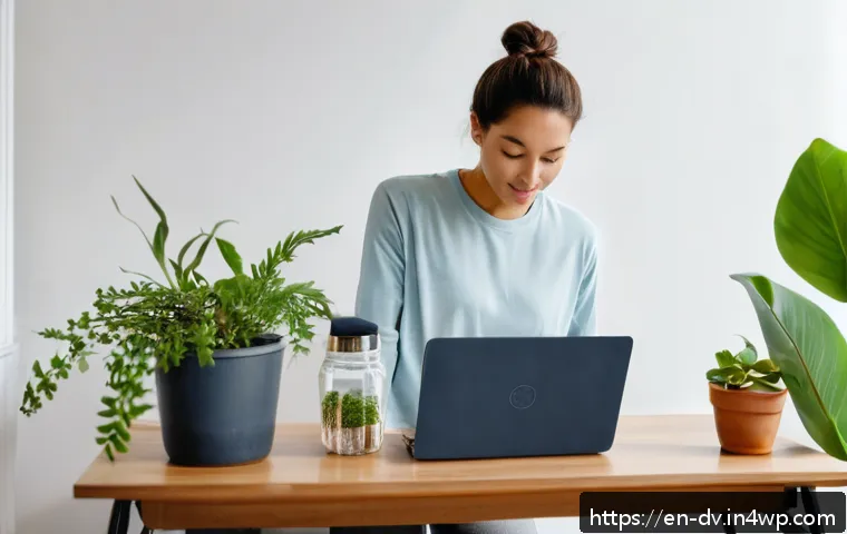 포지티브 심리학을 통한 긍정적 습관 형성 방법 - A cozy, sunlit home workspace showing a person in casual comfortable clothing placing workout clothe...